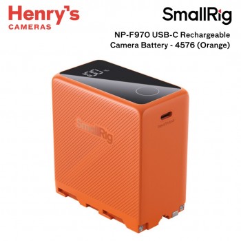 SmallRig NP-F970 USB-C Rechargeable Camera Battery - 4576 (Orange) SmallRig NP-F970 USB-C Rechargeable Camera Battery - 4576 (Orange)