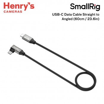 SmallRig USB-C Data Cable Straight to Angled (60cm / 23.6in) 5076 SmallRig USB-C Data Cable Straight to Angled (60cm / 23.6in) 5076