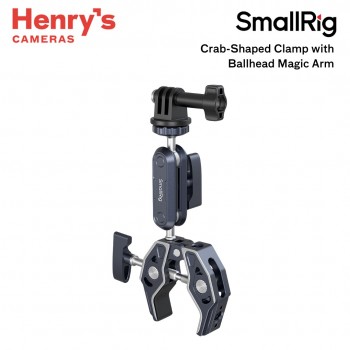 SmallRig Crab-Shaped Clamp with Ballhead Magic Arm - 5373 SmallRig Crab-Shaped Clamp with Ballhead Magic Arm - 5373