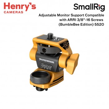 SmallRig Adjustable Monitor Support Compatible with ARRI 3/8''-16 Screws (BumbleBee Edition) 5520