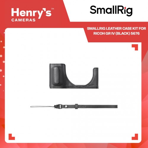 SmallRig Leather Case Kit for RICOH GR IV (Black) 5676 SmallRig Leather Case Kit for RICOH GR IV (Black) 5676