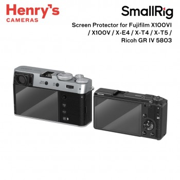 SmallRig Screen Protector for Fujifilm X100VI / X100V / X-E4 / X-T4 / X-T5 / Ricoh GR IV 5803 SmallRig Screen Protector for Fujifilm X100VI / X100V / X-E4 / X-T4 / X-T5 / Ricoh GR IV 5803