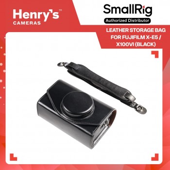 SmallRig Leather Storage Bag for FUJIFILM X-E5 & X100VI (Black) SmallRig Leather Storage Bag for FUJIFILM X-E5 & X100VI (Black)