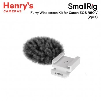 SmallRig Furry Windscreen Kit for Canon EOS R50 V (2pcs) 5434