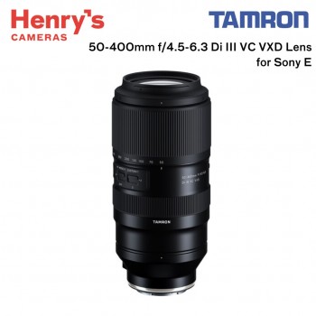 Tamron A067S 50-400mm f4.5-6.3 Di III VC VXD Lens for Sony E Tamron A067S 50-400mm f4.5-6.3 Di III VC VXD Lens for Sony E