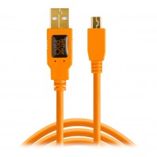 Tetherpro USB 2.0 to MINI-B 5-PIN, 15' (4.6M) Org CU5451