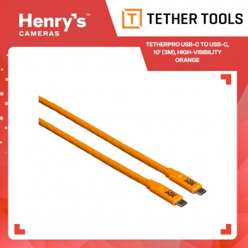 TetherPro USB-C to USB-C, 10' (3m), High-Visibility Orange TetherPro USB-C to USB-C, 10' (3m), High-Visibility Orange