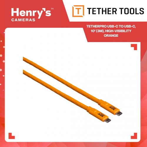 TetherPro USB-C to USB-C, 10' (3m), High-Visibility Orange TetherPro USB-C to USB-C, 10' (3m), High-Visibility Orange