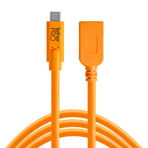 Tetherpro USB-C to USB-A Female Adapter CUCA415-ORG