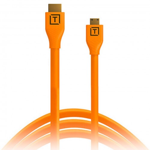 Tetherpro HDMI Mini to HDMI 2.0 15' (4.6M) Orange H2C15-ORG
