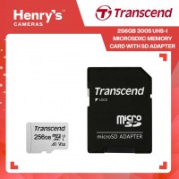 Transcend 256GB 300S UHS-I microSDXC Memory Card with SD Adapter - TS256GUSD300S-A Transcend 256GB 300S UHS-I microSDXC Memory Card with SD Adapter - TS256GUSD300S-A