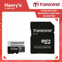 Transcend 512GB 340S UHS-I microSDXC Card with SD Adapter - TS512GUSD340S