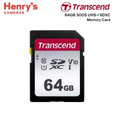 Transcend 64GB 300S UHS-I SDXC Memory Card - TS64GSDC300S