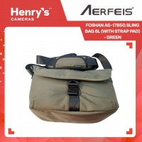 Aerfeis Foshan AS-1785G Sling Bag 6L (with Strap Pad) - Green