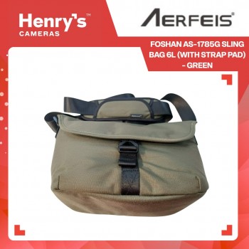 Aerfeis Foshan AS-1785G Sling Bag 6L (with Strap Pad) - Green