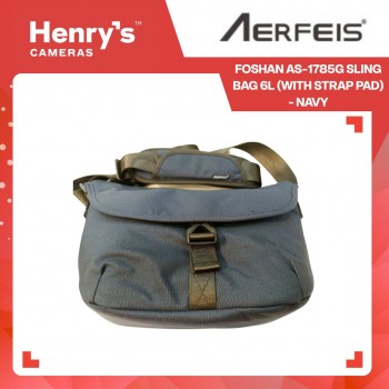 Aerfeis Foshan AS-1785G Sling Bag 6L (with Strap Pad) - Navy