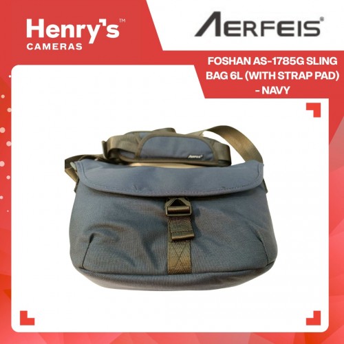 Aerfeis Foshan AS-1785G Sling Bag 6L (with Strap Pad) - Navy