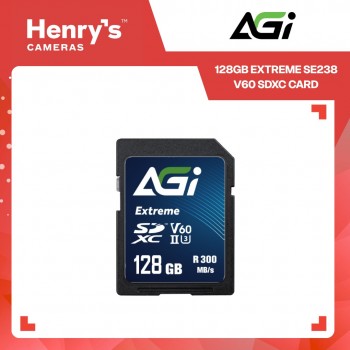 AGI 128GB Extreme SE238 V60 SDXC Card