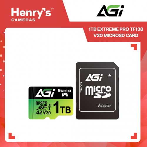 AGI 1TB Extreme Pro TF138 V30 MicroSD Card AGI 1TB Extreme Pro TF138 V30 MicroSD Card