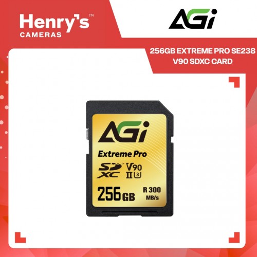 AGI 256GB Extreme Pro SE238 V90 SDXC Card