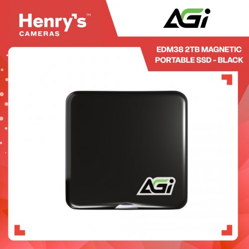 AGI EDM38 2TB Magnetic Portable SSD - Black AGI EDM38 2TB Magnetic Portable SSD - Black