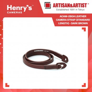Artisan & Artist ACAM-280A Leather Camera Strap (Standard Length) - Dark Brown