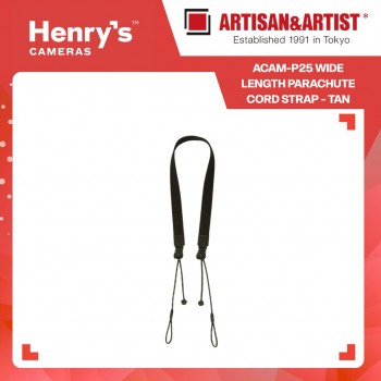 Artisan & Artist ACAM-P25 Wide Length Parachute Cord Strap - Tan
