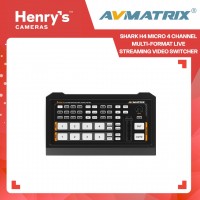 AVMATRIX Shark H4 Micro 4 Channel Multi-format Live Streaming Video Switcher AVMATRIX Shark H4 Micro 4 Channel Multi-format Live Streaming Video Switcher