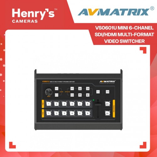AVMatrix VS0601U Mini 6-Chanel SDI/HDMI Multi-Format Video Switcher