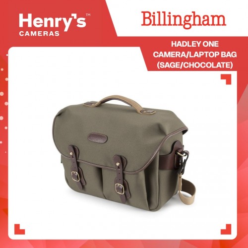 Billingham Hadley One Camera/Laptop Bag (Sage/Chocolate)