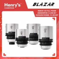 Blazar Remus 1.5X Full Frame Anamorphic 4 Lens Set 33/50/65/100mm - PL Mount Blazar Remus 1.5X Full Frame Anamorphic 4 Lens Set 33/50/65/100mm - PL Mount
