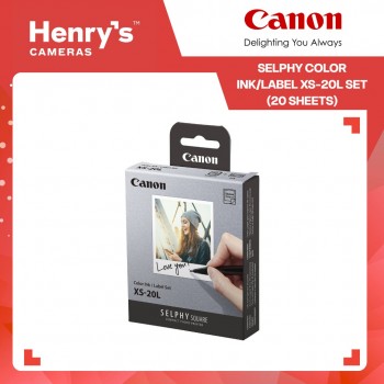 CANON SELPHY COLOR INK & LABEL XS-20L (20 Sheets) CANON SELPHY COLOR INK & LABEL XS-20L (20 Sheets)