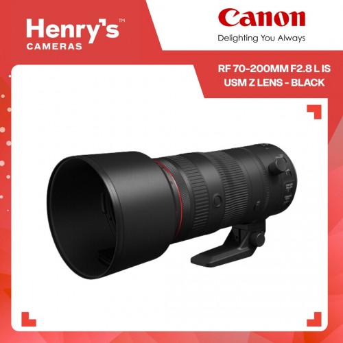 Canon RF 70-200mm F2.8 L IS USM Z Lens - Black Canon RF 70-200mm F2.8 L IS USM Z Lens - Black
