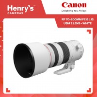 Canon RF 70-200mm F2.8 L IS USM Z Lens - White Canon RF 70-200mm F2.8 L IS USM Z Lens - White
