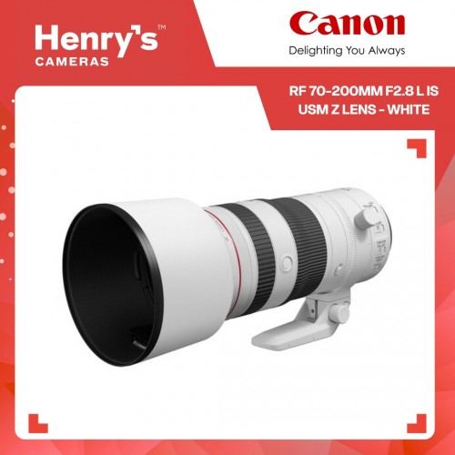Canon RF 70-200mm F2.8 L IS USM Z Lens - White Canon RF 70-200mm F2.8 L IS USM Z Lens - White