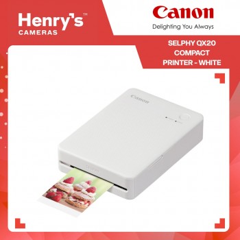 Canon Selphy QX20 Compact Printer - White Canon Selphy QX20 Compact Printer - White