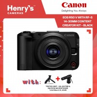 Canon EOS R50 V with RF-S 14-30mm Content Creator Kit - Black Canon EOS R50 V with RF-S 14-30mm Content Creator Kit - Black