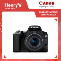 Canon EOS 200D II with 18-55mm Kit Black