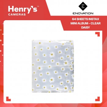 Enovation 64 Sheets Instax Mini Album - Clear Daisy