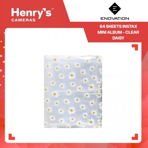 Enovation 64 Sheets Instax Mini Album - Clear Daisy