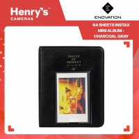 Enovation 64 Sheets Instax Mini Album - Charcoal Gray Enovation 64 Sheets Instax Mini Album - Charcoal Gray