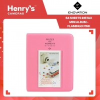Enovation 64 Sheets Instax Mini Album - Flamingo Pink Enovation 64 Sheets Instax Mini Album - Flamingo Pink