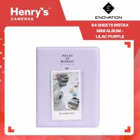 Enovation 64 Sheets Instax Mini Album - Lilac Purple Enovation 64 Sheets Instax Mini Album - Lilac Purple