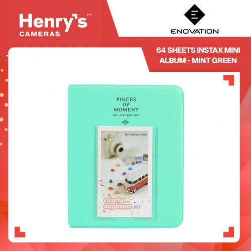 Enovation 64 Sheets Instax Mini Album - Mint Green