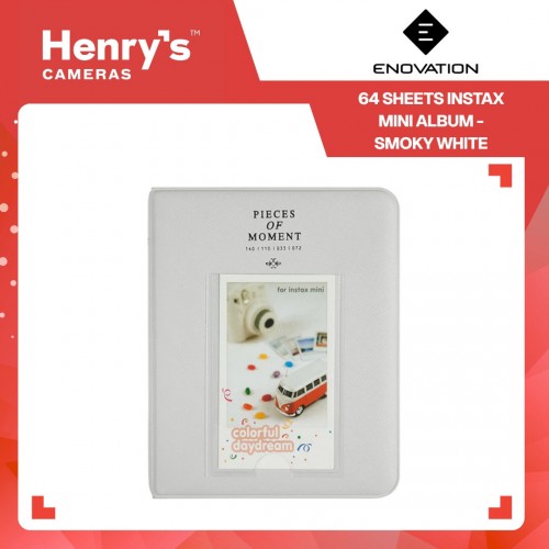 Enovation 64 Sheets Instax Mini Album - Smoky White
