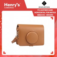 Enovation PU Leather Case Horizontal for Instax Mini Evo - Brown