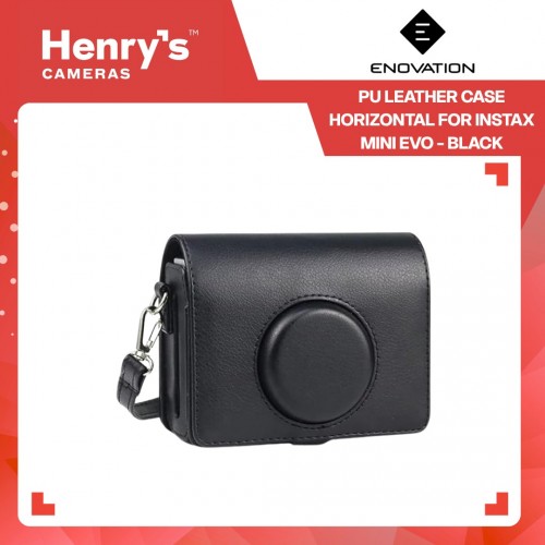 Enovation PU Leather Case Horizontal for Instax Mini Evo - Black Enovation PU Leather Case Horizontal for Instax Mini Evo - Black