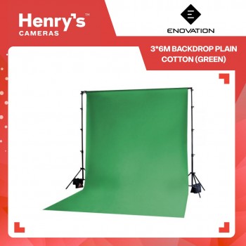 Enovation 3*6M Backdrop Plain Cotton (Green)