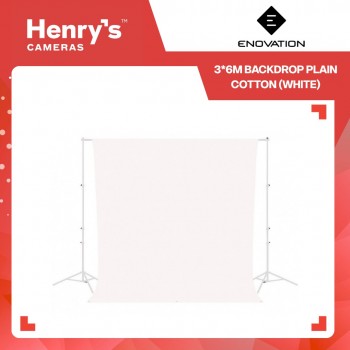 Enovation 3*6M Backdrop Plain Cotton (White)