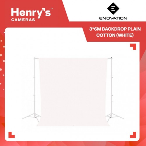 Enovation 3*6M Backdrop Plain Cotton (White)